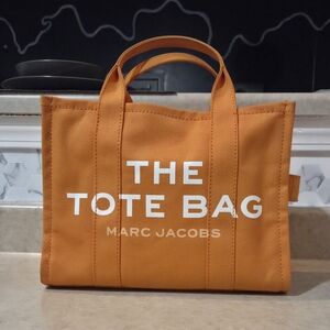 Marc Jacobs Vibrant Medium Orange Tote Bag